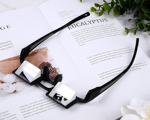 DS. DISTINCTIVE STYLE Lazy Glasses Prism 90 Degree Crochet Glasses Mirror Reading Glasses for Laying Down/Knitting (Lightweight Version for People without Glasses) in Saudi Arabia