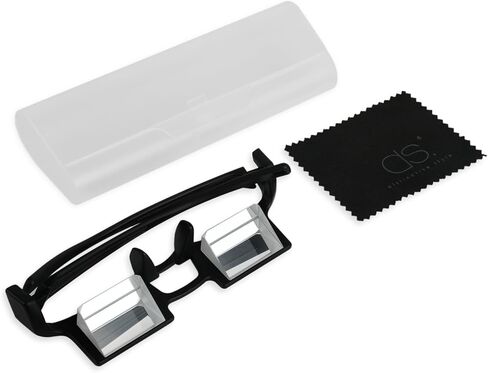 DS. DISTINCTIVE STYLE Lazy Glasses Prism 90 Degree Crochet Glasses Mirror Reading Glasses for Laying Down/Knitting (Lightweight Version for People without Glasses) in Saudi Arabia