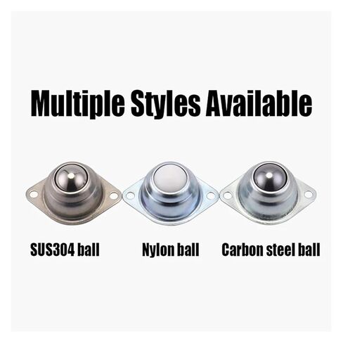 Ball Casters 6 Piece Metal Steel Swivel Ball Caster with Universal Eye and Nylon for Furniture Storage Bins Kitchen in Saudi Arabia