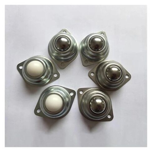 Ball Casters 6 Piece Metal Steel Swivel Ball Caster with Universal Eye and Nylon for Furniture Storage Bins Kitchen in Saudi Arabia