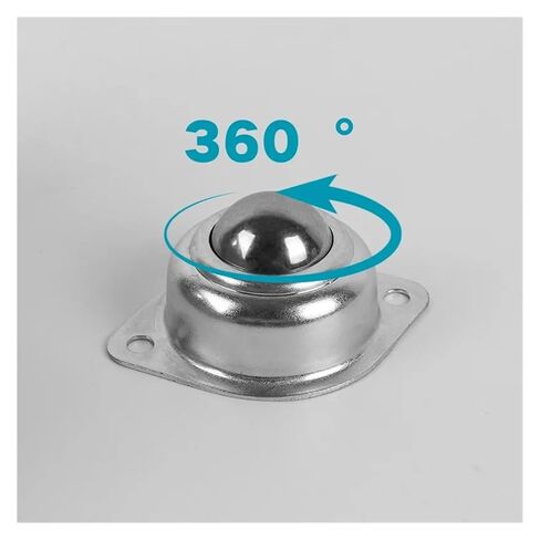 Ball Casters 6 Piece Metal Steel Swivel Ball Caster with Universal Eye and Nylon for Furniture Storage Bins Kitchen in Saudi Arabia