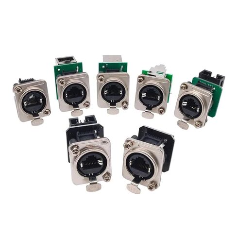 1 قطعة D نوع موصل RJ45 لوحة جبل 8P8C NE8FDP NE8FDE موصلات الشبكة (NE8FDP-D) in Saudi Arabia