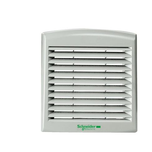 Schneider Electric NSYCAG125LPF Outlet Grilles for Electrical Boxes and Enclosures for Commercial and Industrial Use, Includes G2 Filter, Fits 125 x 125 mm Cutouts in Saudi Arabia