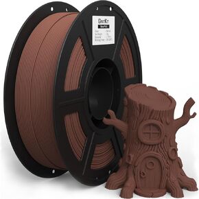 GratKit Wood PLA Filament, 3D Printer Filament 1.75mm, -0.03mm, 1KG/Roll, Fit Most FDM 3D Printers, PLA Wood Walnut in Saudi Arabia