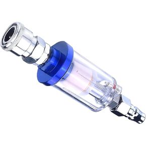 1/4'' NPT Filter Air Oil Water Separator Trap For Compressor Spray Paint Tool Air Hose Filter Moisture Trap Pressure Parts(5PCs) in Kuwait