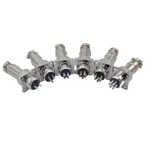 5PCS GX12 Connector Square Flange 2pin3pin4pin5pin6pin7pin Diam 12mm Push-Pull Circular Quick(7pin) in Saudi Arabia