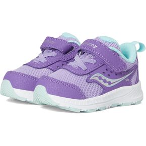 Saucony Ride Jr Sneaker, Silver/Turq, 9.5 Wide US Unisex Little_Kid in Kuwait