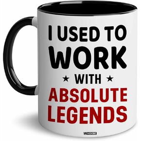 WHIDOBE Going Away Gift For Coworker - I Used To Work With Absolute Legend - Gift For Retirement - Goodbye Boss, Management, Coworker Gifts - Going Away, Farewell, Leaving Job, Good Luck New Job in Saudi Arabia