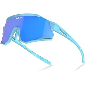 Polarized Kids Sunglasses, Youth Baseball Sunglasses Ultra-Light TR90 Frame UV400 Sports Cycling Glasses for Boys Girls in Kuwait