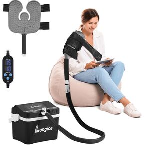 Longice Cold Therapy Unit for Shoulder,Ice Therapy Machine for Shoulder After Surgery,Cold Therapy System with Shoulder Ice Pack (Blue) in Saudi Arabia