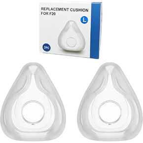 2 Pcs Replacement Mask Cushion Compatible with AirFit F20, Supplies Full Face Cover Silicone Accessories - Medium in Saudi Arabia