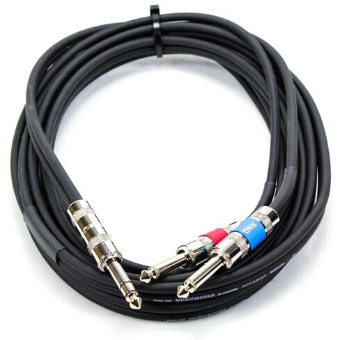 Proco 10 Feet IPBQ2Q-10, 1/4 Inches TRS to (2) 1/4 Inches TS Insert Cable in Saudi Arabia
