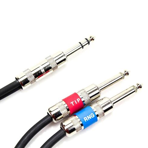 Proco 10 Feet IPBQ2Q-10, 1/4 Inches TRS to (2) 1/4 Inches TS Insert Cable in Saudi Arabia