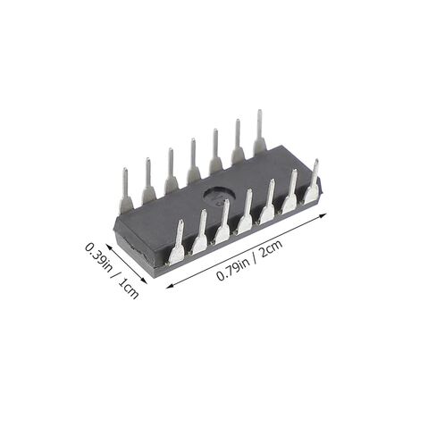 Holibanna CD4066BE Quad Bilateral Analog Logic Gate Chip 20-Pack DIP-14 Interface for Electronics Projects for Circuit Design and Replacement Components in Saudi Arabia