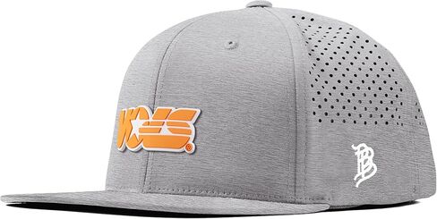 Branded Bills Officially Licensed x Tennessee Volunteers Heather Grey Flat Performance Vols Block PVC in Saudi Arabia