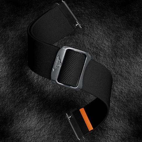 أحزمة ECSEM من النايلون متوافقة مع ساعة Motorola Moto Watch 100/Moto Watch 70/Moto 360 الجيل الثالث من الساعات الذكية للرجال والنساء، حلقة تريل رياضية قابلة للتعديل + أساور بديلة لحلقة جبال الألب in Kuwait