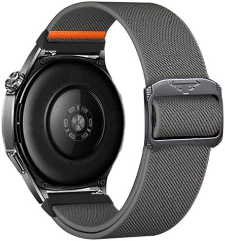أحزمة ECSEM من النايلون متوافقة مع ساعة Motorola Moto Watch 100/Moto Watch 70/Moto 360 الجيل الثالث من الساعات الذكية للرجال والنساء، حلقة تريل رياضية قابلة للتعديل + أساور بديلة لحلقة جبال الألب in Kuwait