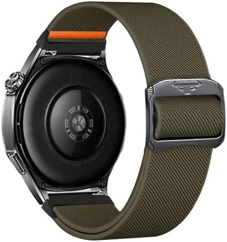 أحزمة ECSEM من النايلون متوافقة مع ساعة Motorola Moto Watch 100/Moto Watch 70/Moto 360 الجيل الثالث من الساعات الذكية للرجال والنساء، حلقة تريل رياضية قابلة للتعديل + أساور بديلة لحلقة جبال الألب in Kuwait
