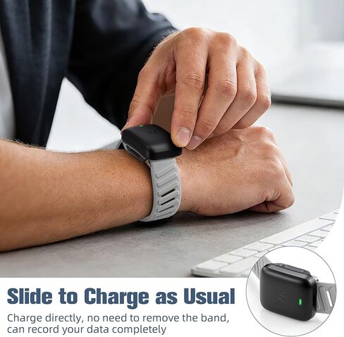 أحزمة سيليكون Getino متوافقة مع Whoop 5.0 Band One، Peak، Life MG، حزام إكسسوارات رياضي مقاوم للماء قابل للتنفس وقابل للتعديل لتتبع أنشطة اللياقة البدنية Whoop Band 5.0، GrayBlack in Kuwait