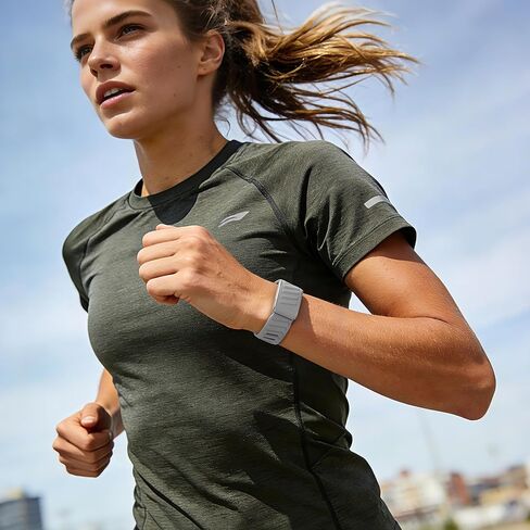 أحزمة سيليكون Getino متوافقة مع Whoop 5.0 Band One، Peak، Life MG، حزام إكسسوارات رياضي مقاوم للماء قابل للتنفس وقابل للتعديل لتتبع أنشطة اللياقة البدنية Whoop Band 5.0، GrayBlack in Kuwait