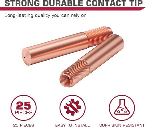ARCCAPTAIN MIG Welding Contact Tip 000-068 (0.035") Welding tips for Miller M-100 25pcs for Miller Millermatic M-10 M-15 M-25 M-40 M-150 Hobart H-9 H-10 MIG Guns in Saudi Arabia