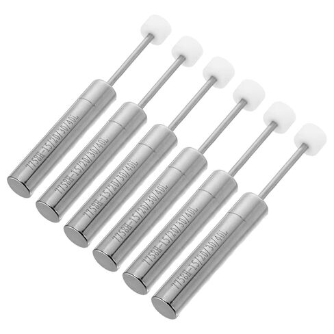 CLISPEED 6pcs Soft Close Trash Can Damper, 55- Hydraulic Quiet-Close Lid Mechanism, Replacement Metal Damper Piston for Kitchen Wastebaskets and Garbage Cans in Saudi Arabia