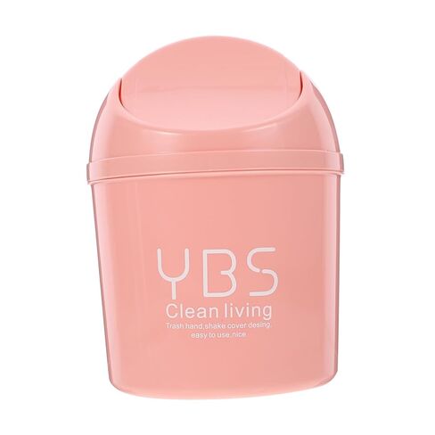 Veemoon Garbage Bin Kitchen Mini Trash Can Desktop Wastebasket Small Dustbin Table Organizer Random Style in Saudi Arabia