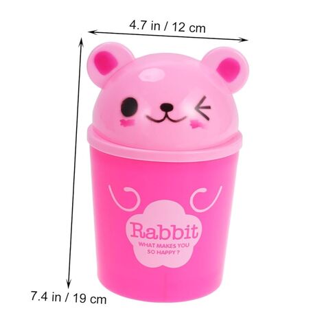Veemoon Garbage Bin Kitchen Mini Trash Can Desktop Wastebasket Small Dustbin Table Organizer Random Style in Saudi Arabia