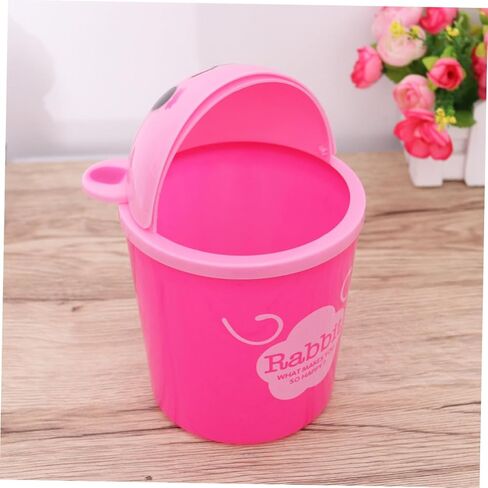 Veemoon Garbage Bin Kitchen Mini Trash Can Desktop Wastebasket Small Dustbin Table Organizer Random Style in Saudi Arabia