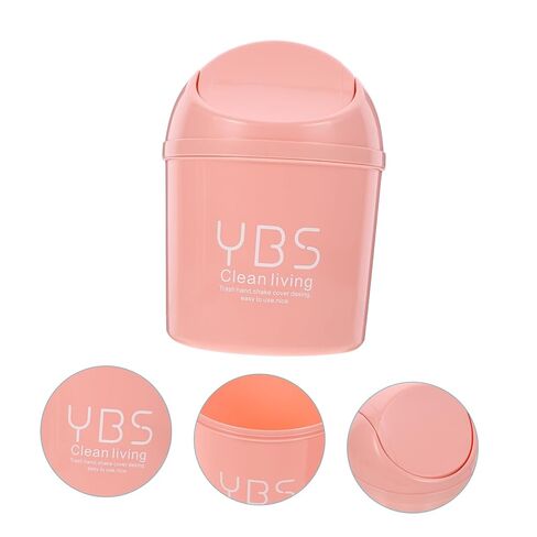 Veemoon Garbage Bin Kitchen Mini Trash Can Desktop Wastebasket Small Dustbin Table Organizer Random Style in Saudi Arabia