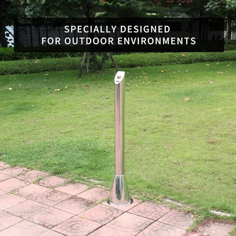 Outdoor Butt Receptacles, Vertical CommercialButt Bucket, Stainless Steel Butt Container for Lobby, Hotel, Community Square in Saudi Arabia