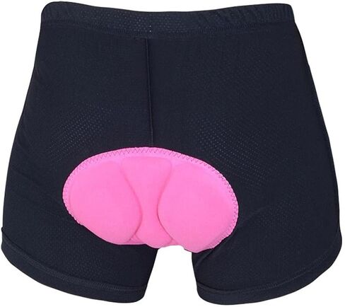 Women's Padded Cycling Shorts, Breathable Bike Shorts with Silicone Gel Pad, Comfortable Shockproof for Riding in Saudi Arabia