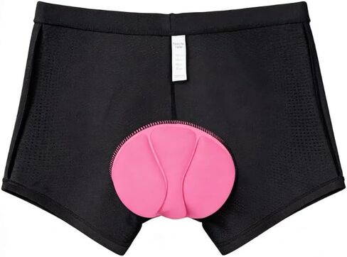 Women's Padded Cycling Shorts, Breathable Bike Shorts with Silicone Gel Pad, Comfortable Shockproof for Riding in Saudi Arabia