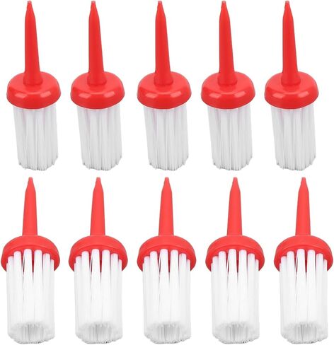 10pcs Golf Tees, Brush Golf Tees Type Plastic Type Low More Distance Consistent Height Plastic Tees for Golfer Driver Training in Saudi Arabia