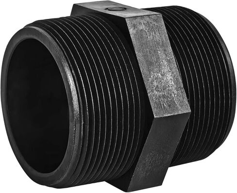 2 قطعة 2 "NPT x 2" NPT موصل ذكر مزدوج، تركيب أنابيب بلاستيكية من مادة البولي بروبيلين، محول، وصلات أنابيب صناعية مقرنة in Kuwait