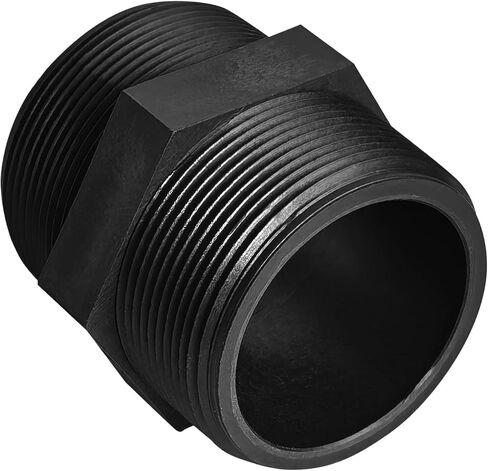 2 قطعة 2 "NPT x 2" NPT موصل ذكر مزدوج، تركيب أنابيب بلاستيكية من مادة البولي بروبيلين، محول، وصلات أنابيب صناعية مقرنة in Kuwait