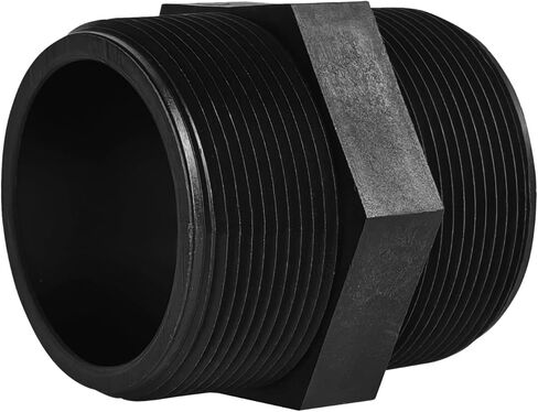 2 قطعة 2 "NPT x 2" NPT موصل ذكر مزدوج، تركيب أنابيب بلاستيكية من مادة البولي بروبيلين، محول، وصلات أنابيب صناعية مقرنة in Kuwait