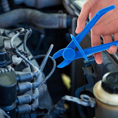 6 Pieces Blue Hose Pinch Pliers, Hose Pinch off Pliers, Hose Clamp Plier, Straight and 90 Angle, for Flexible Hose, Fuel Hose, Brake Hose, Radiator Hose (Blue) in Saudi Arabia