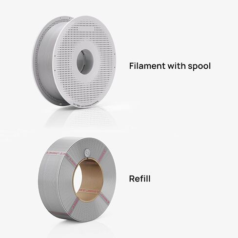 Bambu Lab PLA Matte Filament 1.75mm 1kg Spool - PLA 3D Printer Filament, Smooth Finish, Low Warp, Easy to Print, Compatible with Bambu Lab & Most FDM 3D Printers - Charcoal (11101) - Spool in Saudi Arabia