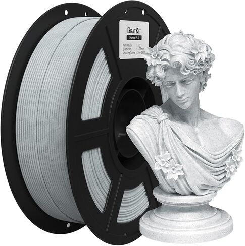 GratKit Wood PLA Filament, 3D Printer Filament 1.75mm, -0.03mm, 1KG/Roll, Fit Most FDM 3D Printers, PLA Wood Walnut in Saudi Arabia