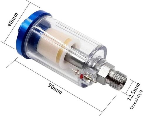 1pc High Pressure Water Oil Separator For Compressor Spray Paint Tool Pressure Parts 1/4'' Water Oil Separator Air Filter in Saudi Arabia