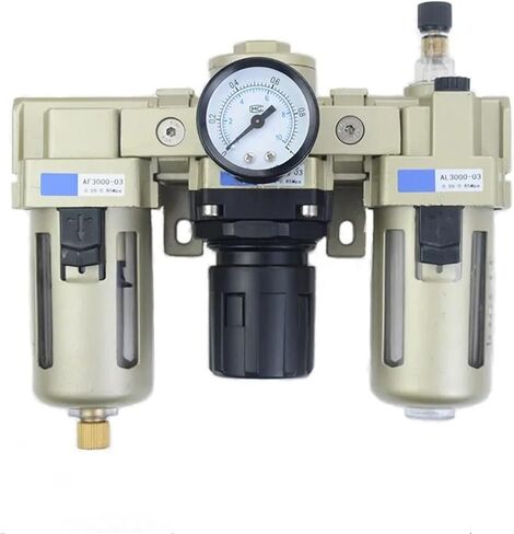 AC2000-02 1/4 "منظم ضغط قياس ضاغط الهواء فلتر الزيت والرطوبة فاصل لمرشحات المياه مزيل الرطوبة (AC2000-02D) in Saudi Arabia