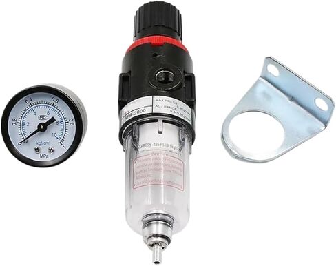 2pc AFR-2000 Pneumatic Filter Air Treatment Unit Pressure Regulator Compressor Reducing Valve Oil Water Separation AFR2000 Gauge in Saudi Arabia