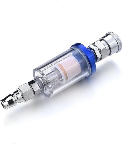 1/4 ''NPT تصفية الهواء النفط فاصل المياه فخ لضاغط رذاذ الطلاء أداة خرطوم الهواء تصفية الرطوبة فخ أجزاء الضغط (1 قطعة) in Saudi Arabia
