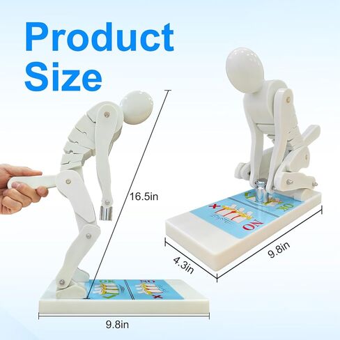 JNMFTD Correct Lifting Model,Bending Weight Lifting Demonstration Figure Model Force Lumbar Spine Protection Posture Interactive Trainer for Teaching Waist and Lumbar Protection During Fitnes in Saudi Arabia