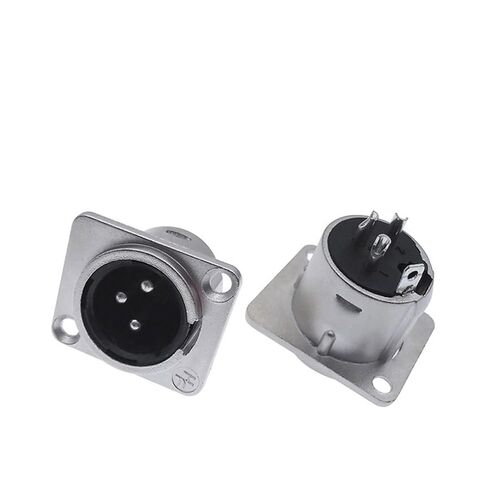1 قطعة مقبس معدني XLR YS145 YS146 ذكر أنثى 3 دبوس YS145BG YS146BG (أنثى سوداء) in Kuwait