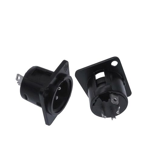 1 قطعة مقبس معدني XLR YS145 YS146 ذكر أنثى 3 دبوس YS145BG YS146BG (أنثى سوداء) in Kuwait