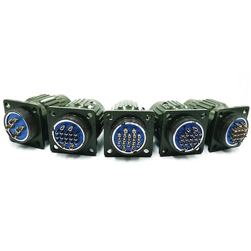 Y2M Y28M U.S. Military Connector Mil-spec 4pin 10 Pin 19pins 37pin Connectors Socket 1Pcs(24 Pin) in Saudi Arabia