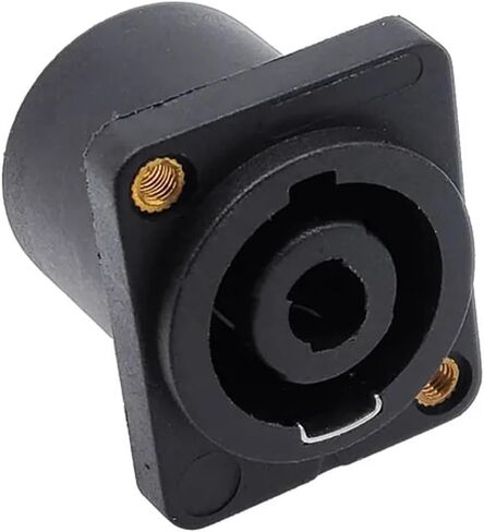 XLR 4 Pin Speakon Panel Mount Board Connector Poles Audio Video Cable Wire Adapter Nut(B Type 10PCS) in Saudi Arabia