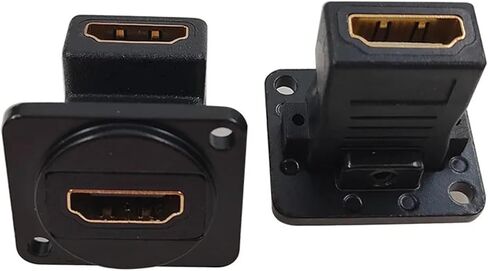 2PCS HDMI Video D-Type Socket Interface Conversion 4K Docking Head Female(T) in Saudi Arabia